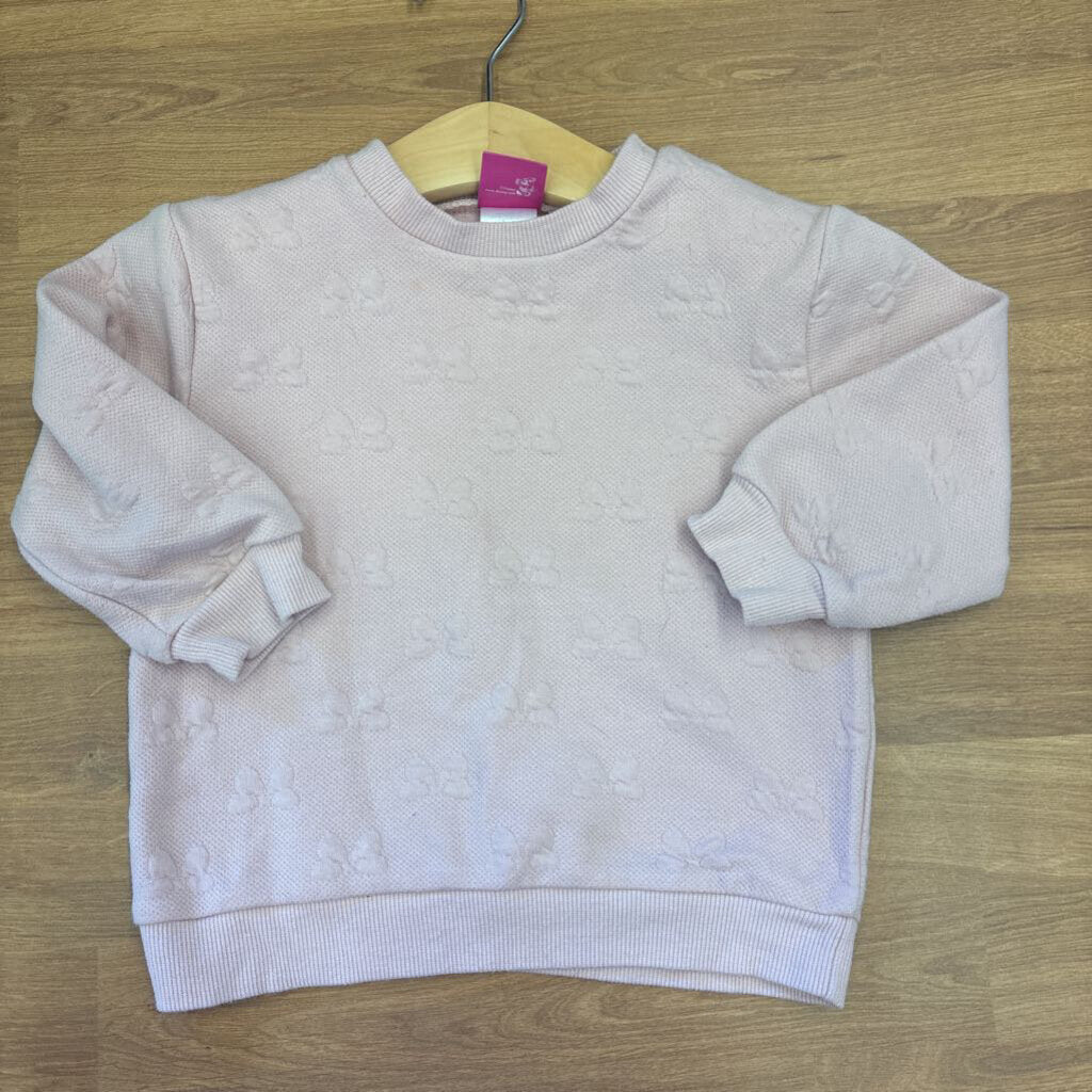Disney Minnie Bow Crewneck - 2T