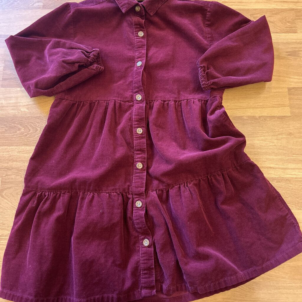 Old Navy Corduroy LS Button Dress - 6/7
