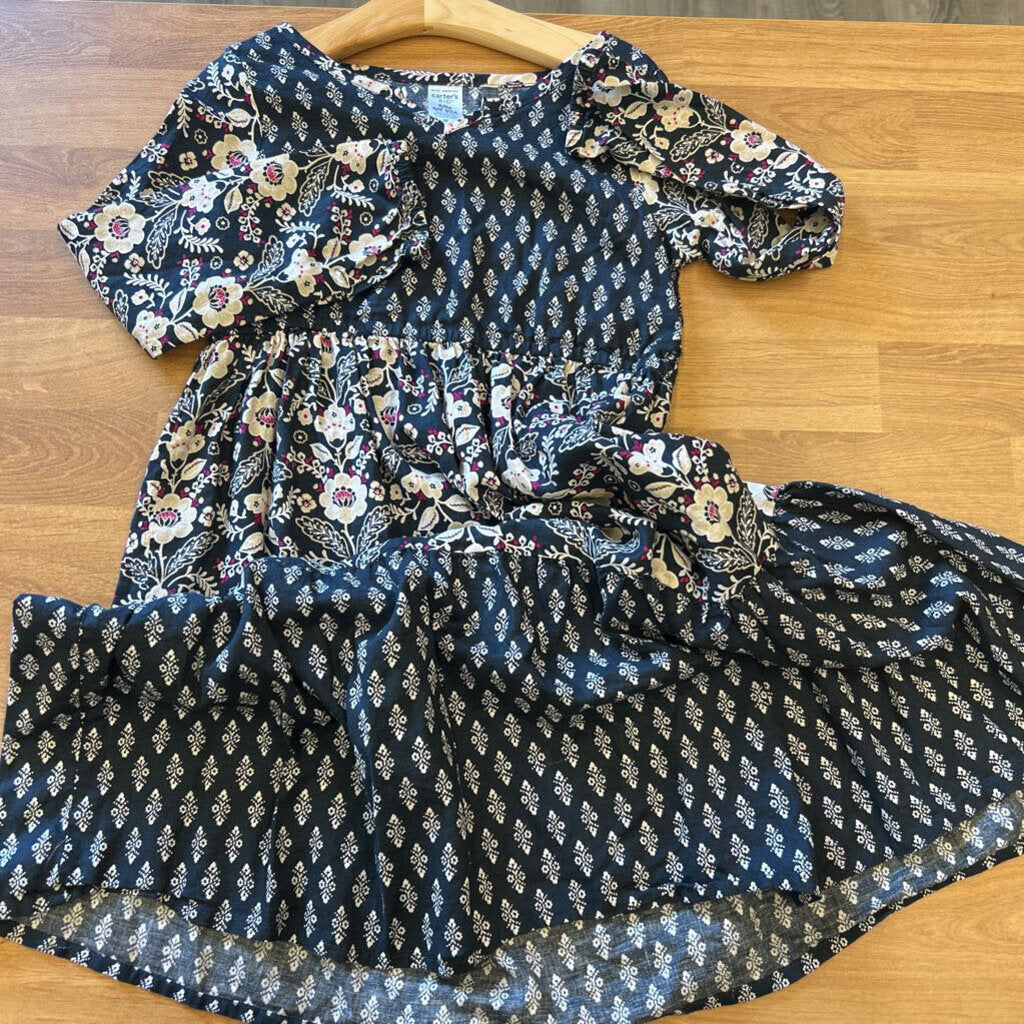 Carter's Floral LS Maxi Dress - 6/6x