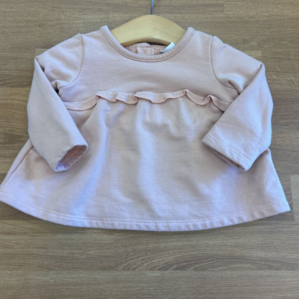 Nordstrom Ruffle LS Top - 6m