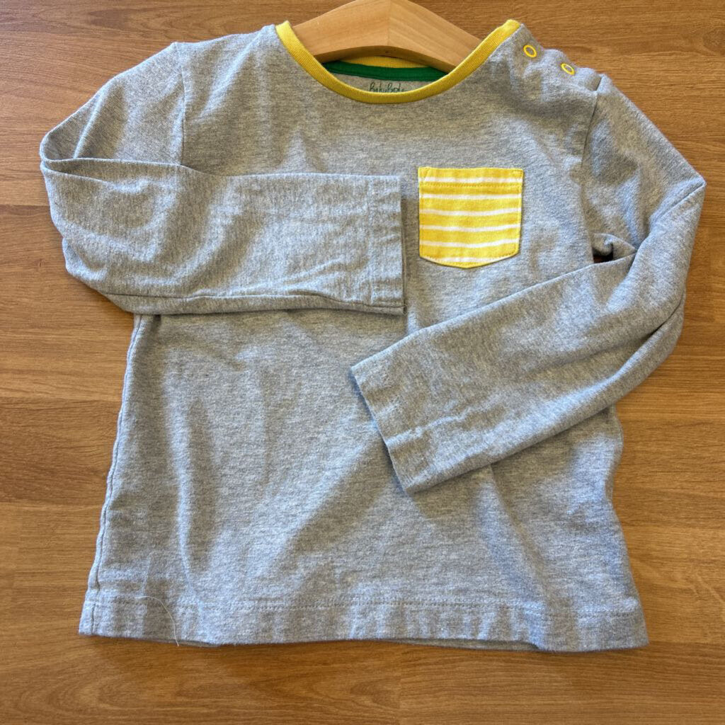 Baby Boden Pocket LS Tee - 3/4