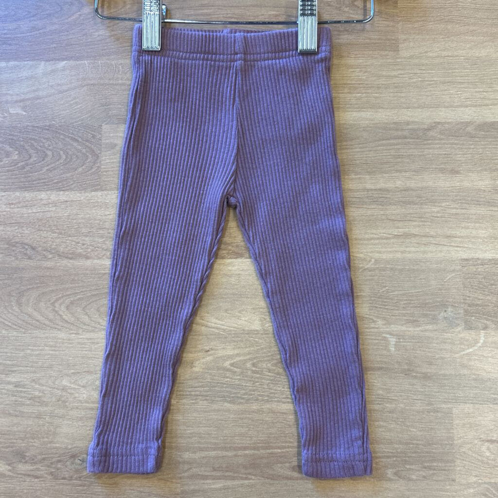 City Mouse Ribbed Leggings - 6/9m