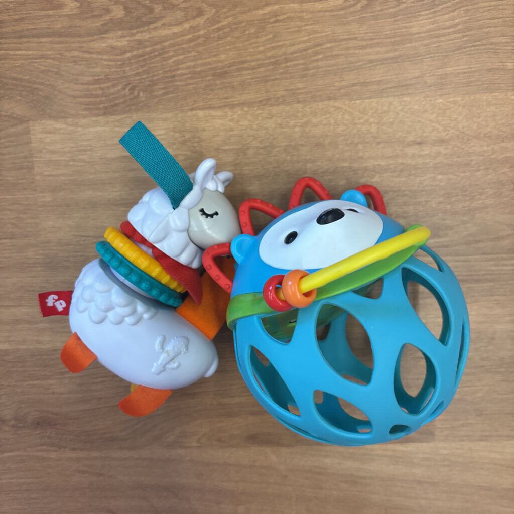 Set of 2 Rattle Toys