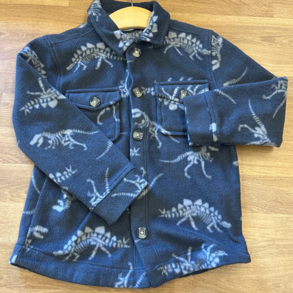 Peekle Dino Fleece Button Up 4