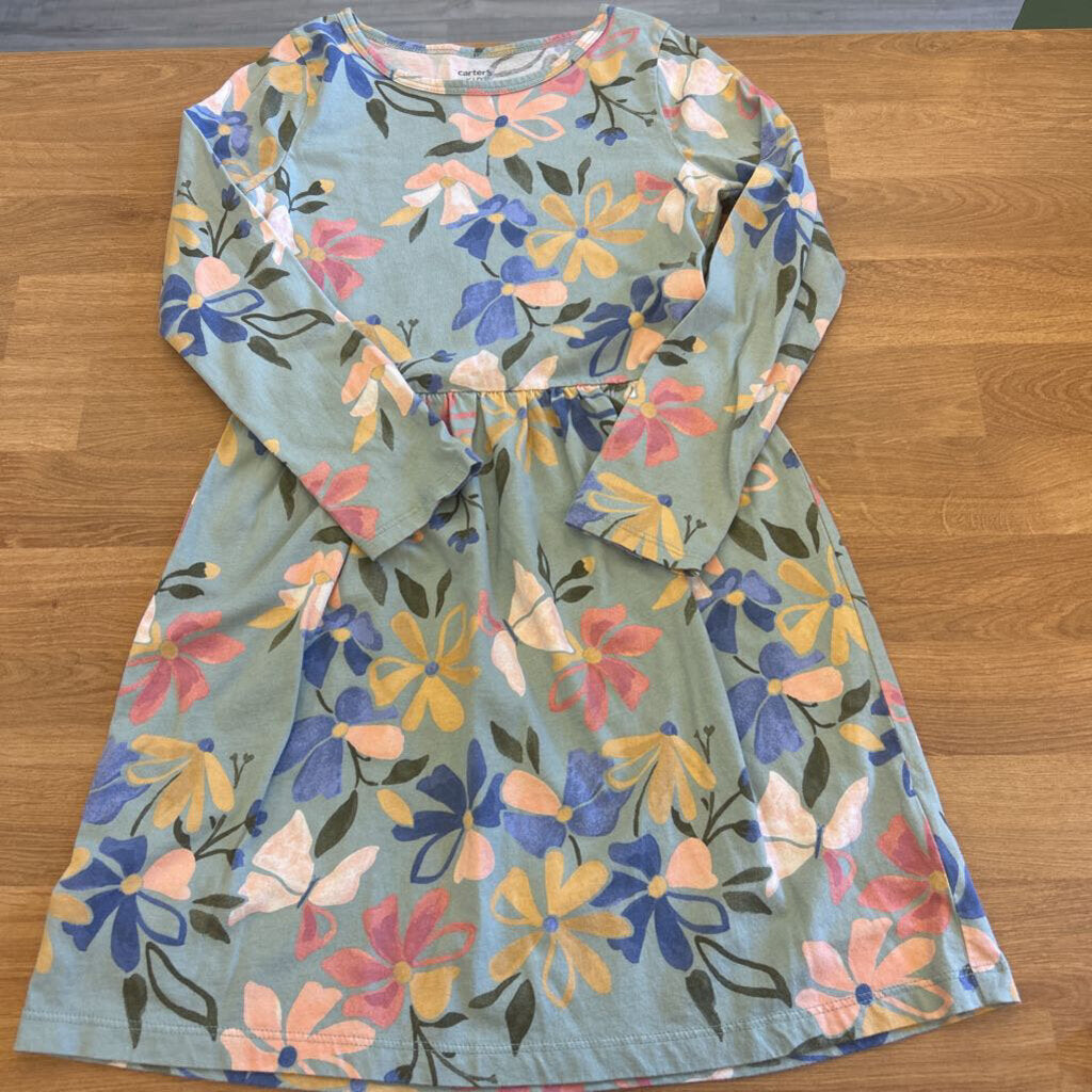 Carter's Flower LS Dress 7