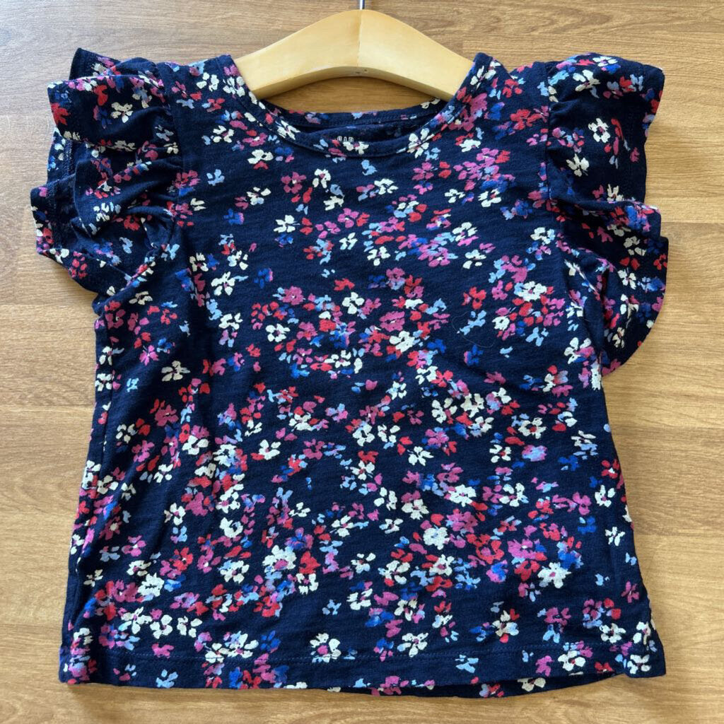 Gap Kids Flower Ruffle SS Top 6/7