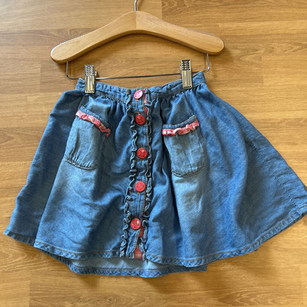 Matilda Jane Chambray Button Skirt 4