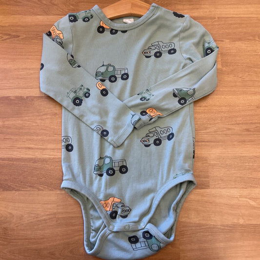 H&M Truck LS Bodysuit - 4T