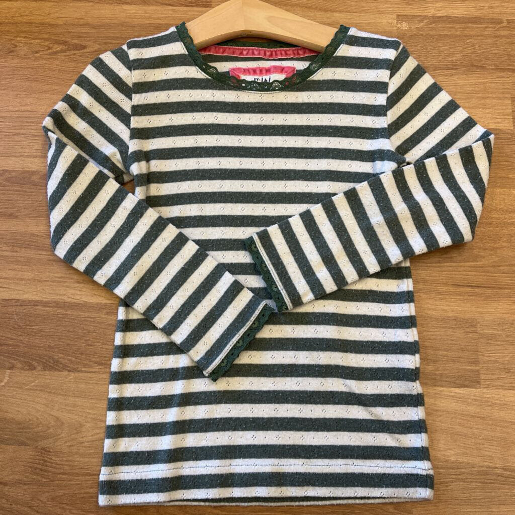 Mini Boden Stripe LS Tee (wear) - 5/6