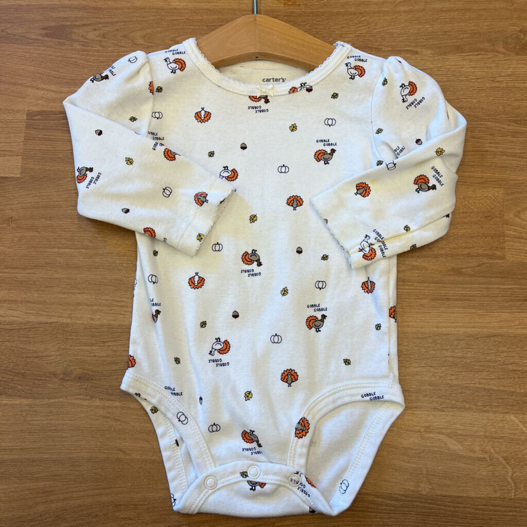 Carter's Thanksgiving LS Onesie - 12m