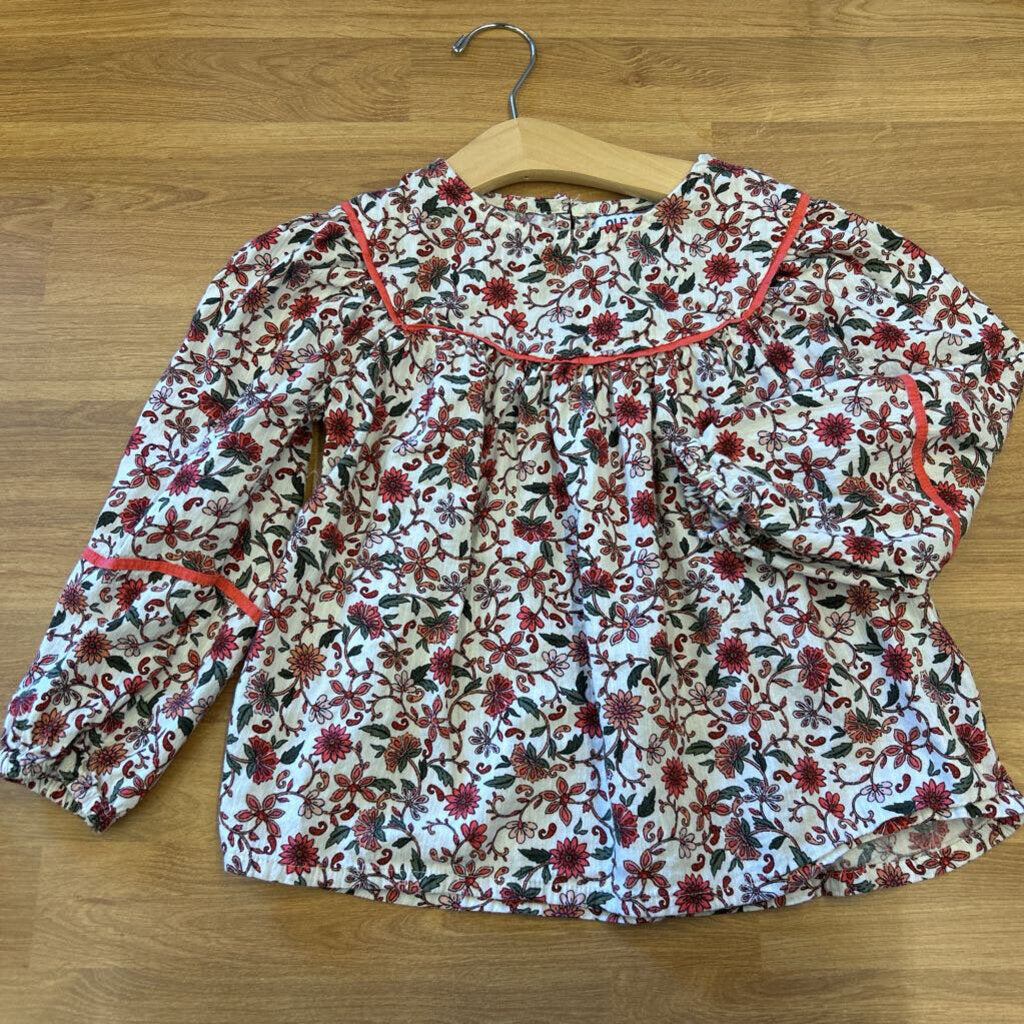 Old Navy Floral LS Top - 5T