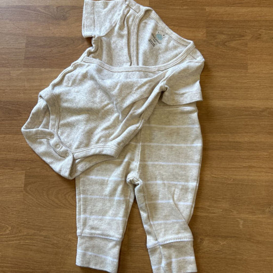 Cloud Island Wrap SS Onesise / Pants Set - 0/3m