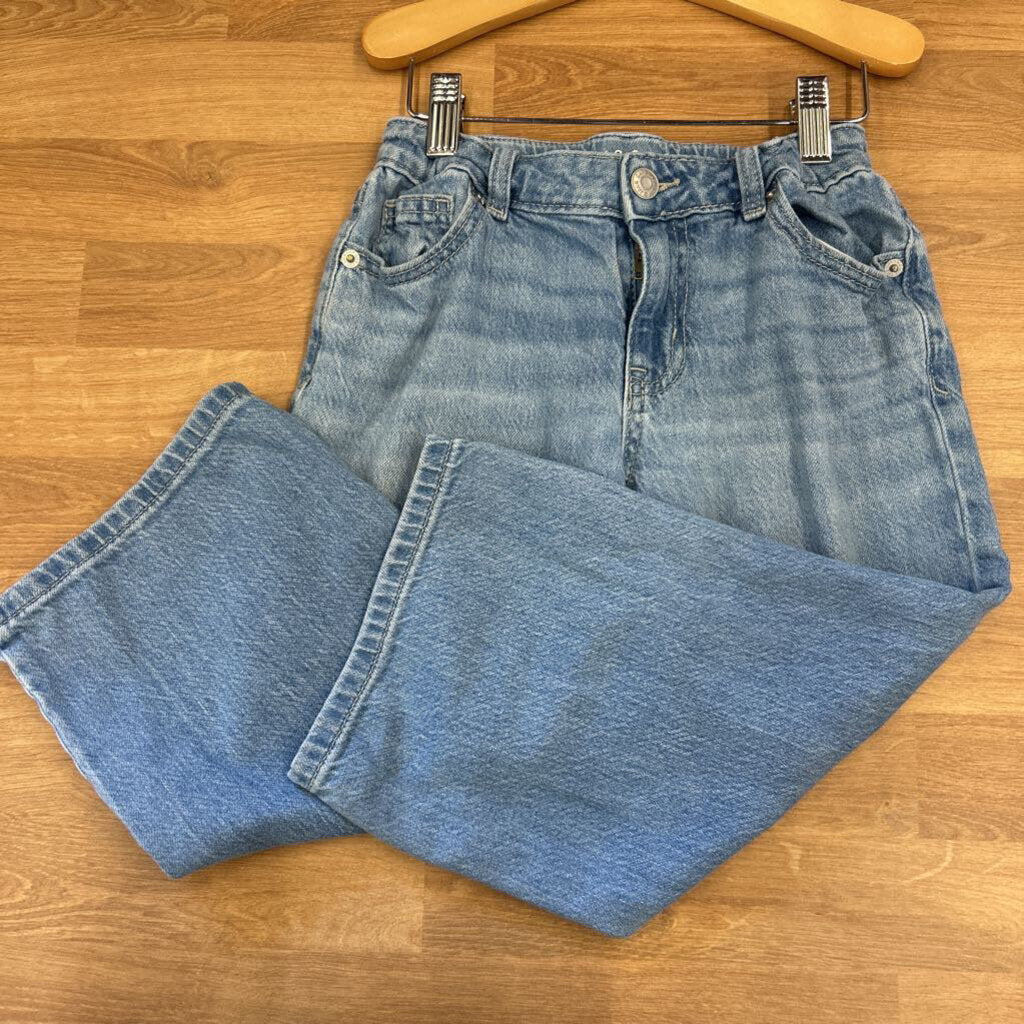 Cat & Jack Wide Leg Crop Jeans - 7