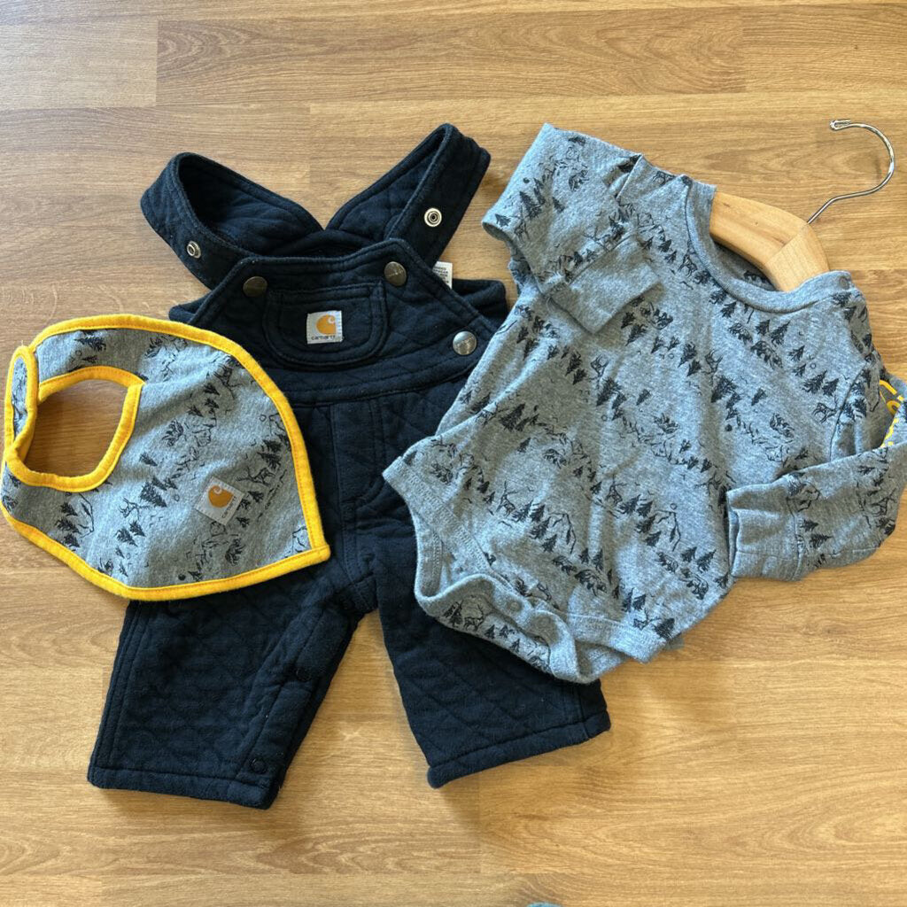 Carhartt Mountains LS Onesie Coverall Set w/ Bib - 3m