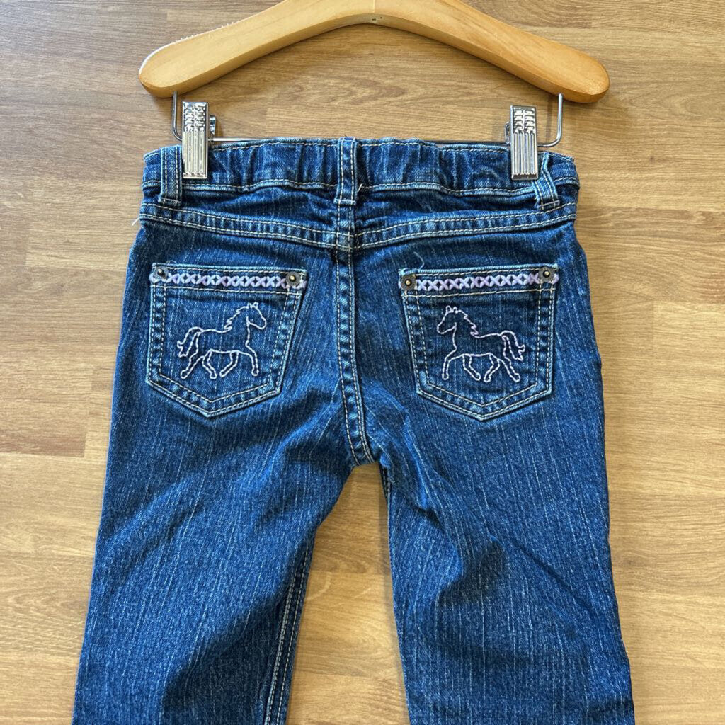 Gymboree Straight Leg Horse Jean - 6