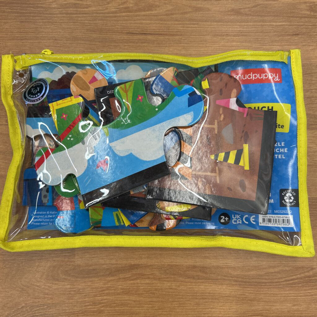 Mudpuppy Puzzle Pouch - Construction Site
