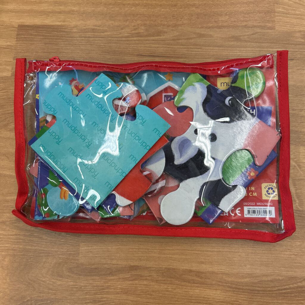 Mudpuppy Puzzle Pouch - On the Farm
