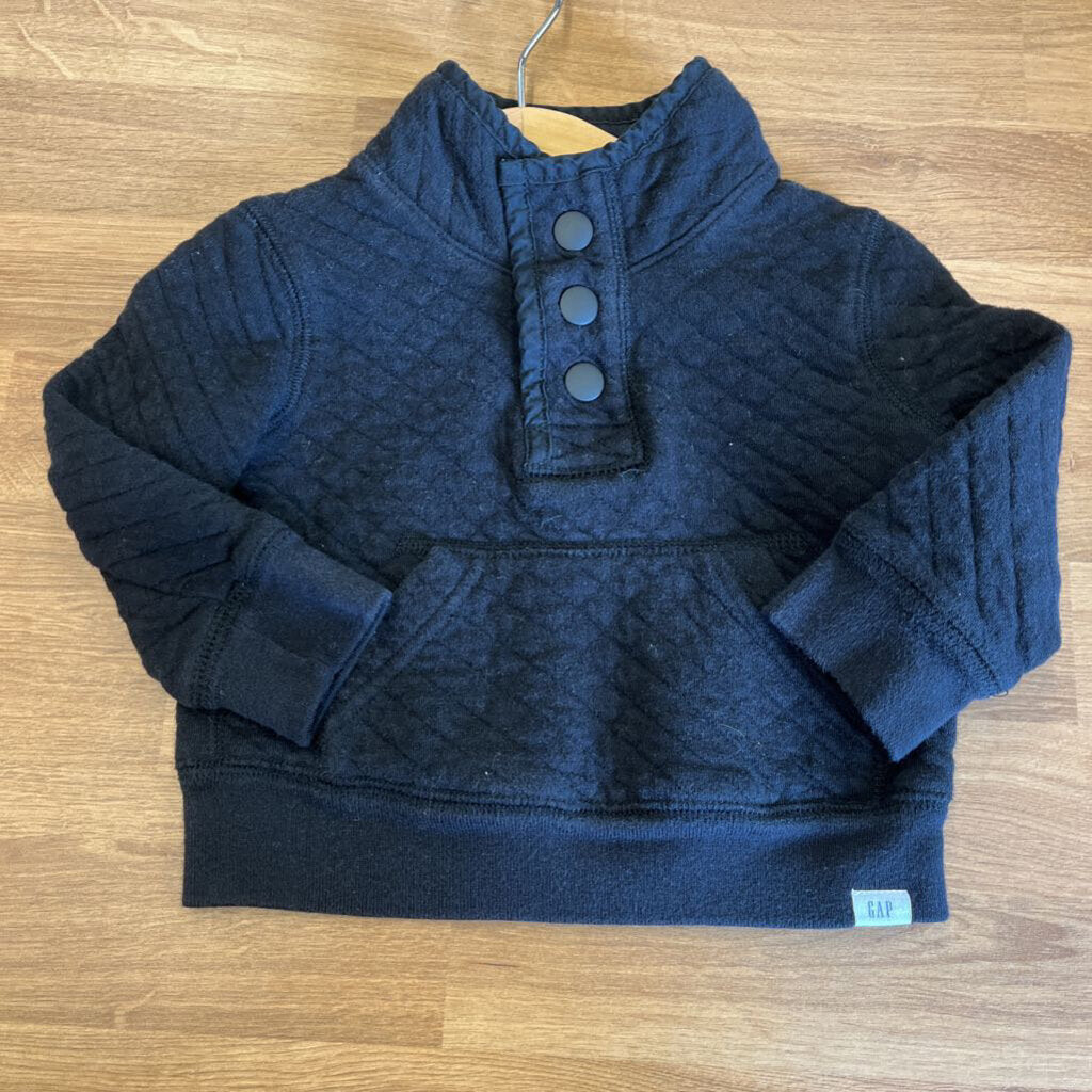 Baby Gap Quilted Snap Pullover - 12/18