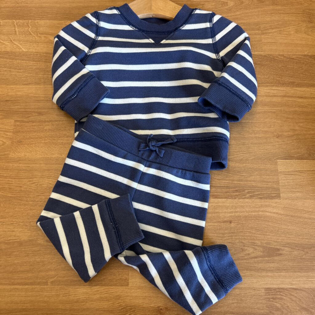 Janie & Jack Stripe Two Pc Set - 3/6m