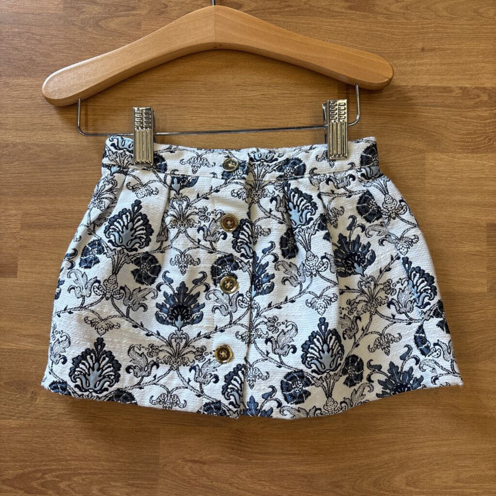 Janie & Jack Brocade Button Skirt - 6/12m