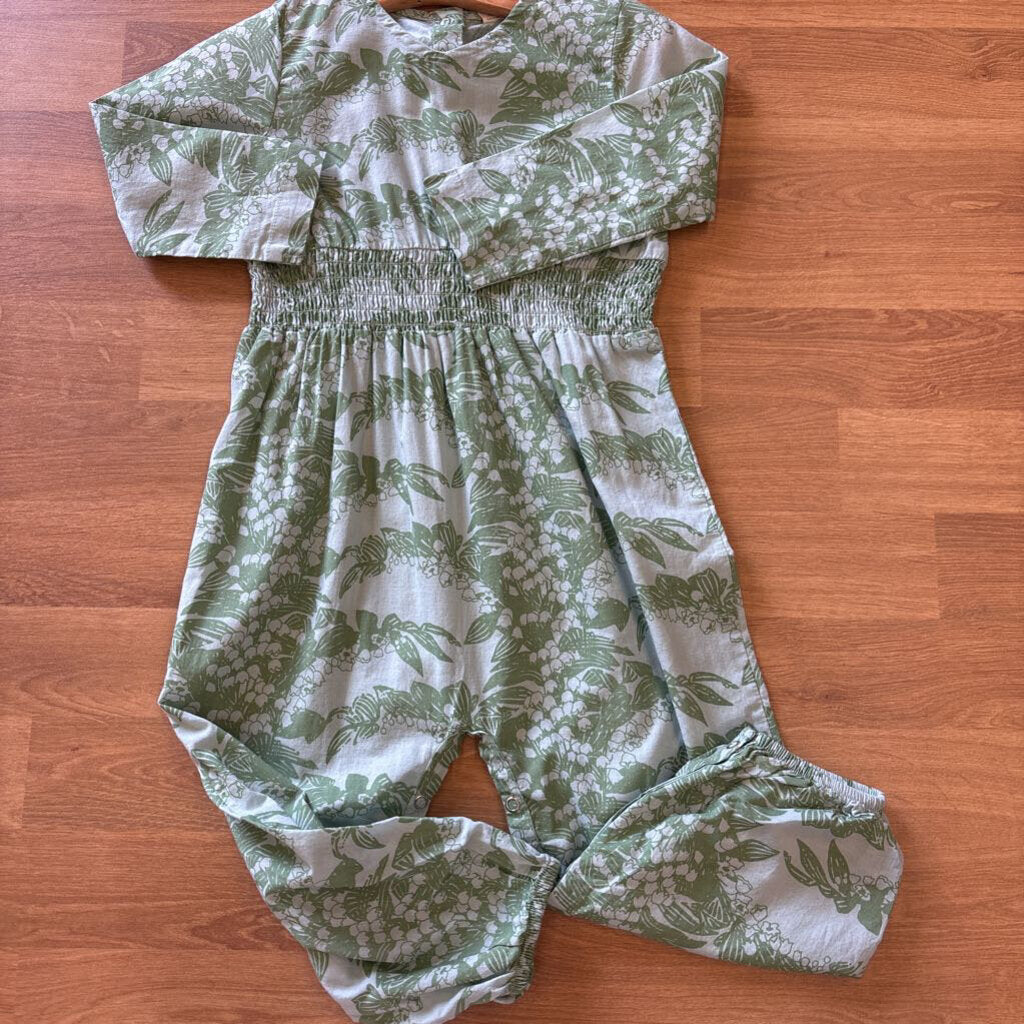 Kate Quinn Leaf Light LS Romper - 18/24m