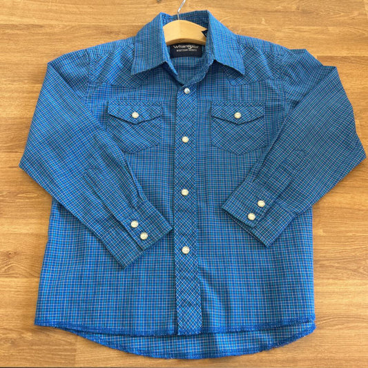 Wrangler Plaid LS Snap - 5/6