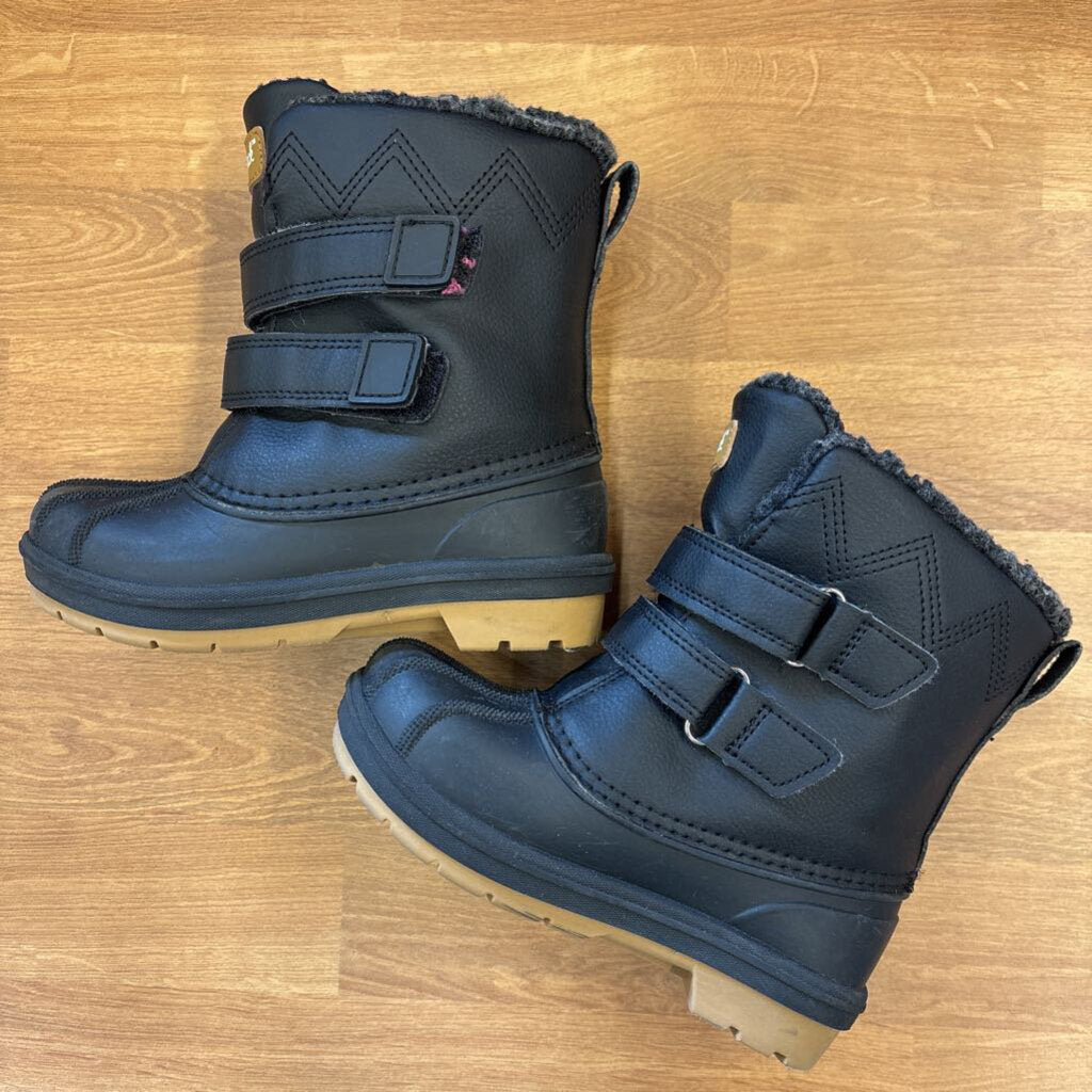 Cat & Jack Black Snow Boots - 10