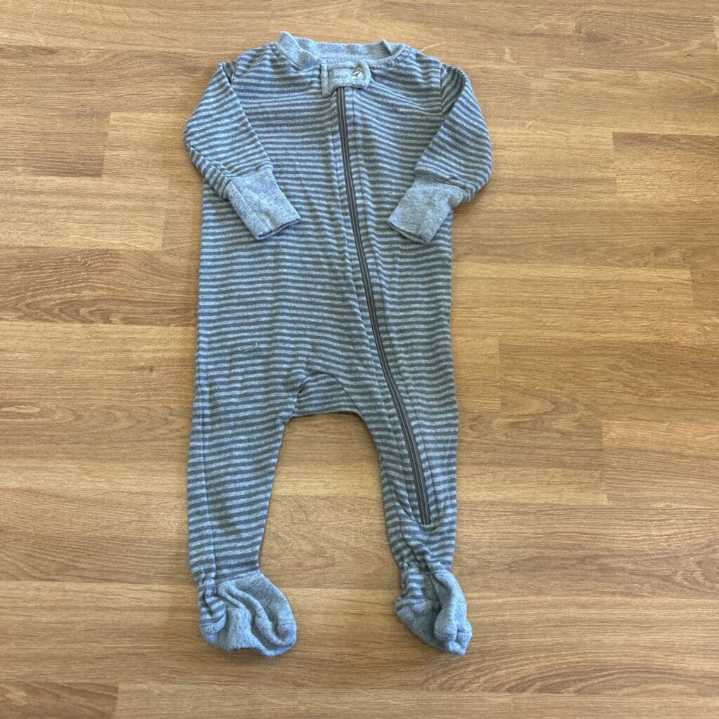 Burt's Bees Stripe Sleeper - NB