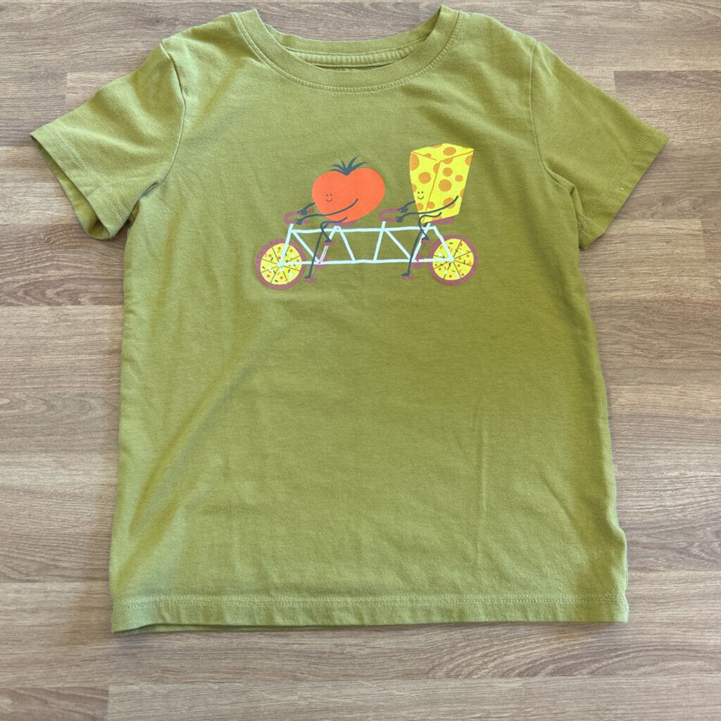 Cat & Jack Apple SS tee - 5T