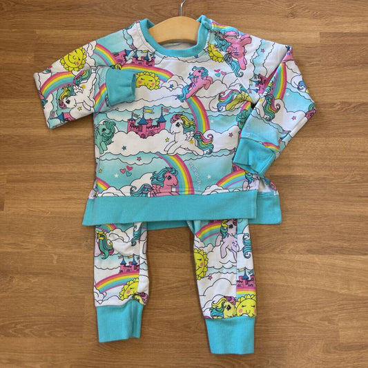 Bums & Roses x My Little Pony Set - 12/18m