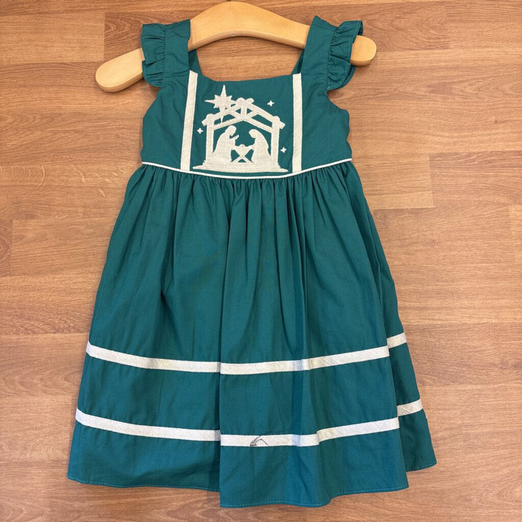 NWT Darling Mae Nativity Tank Dress (Mark on front) - 2T