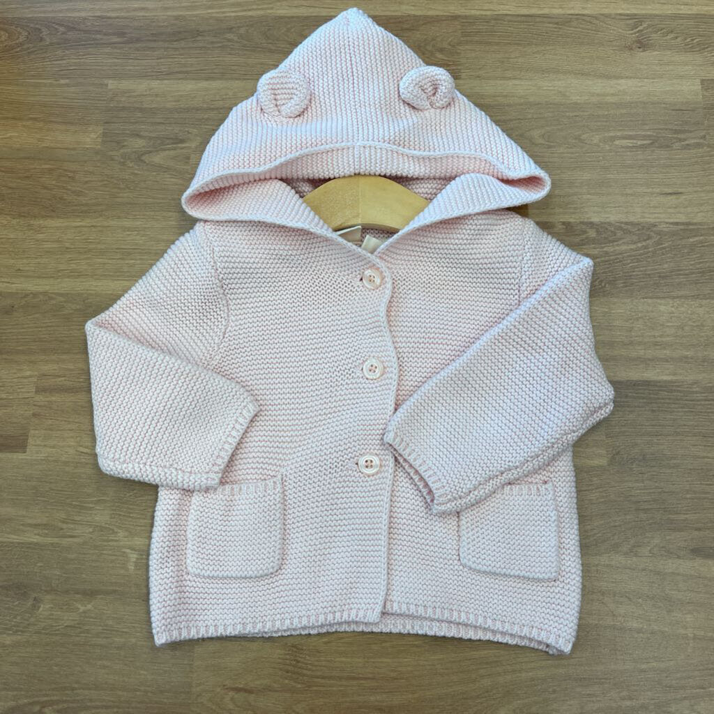 NWT Baby Gap Knit Hoodie Cardigan - 6/12m
