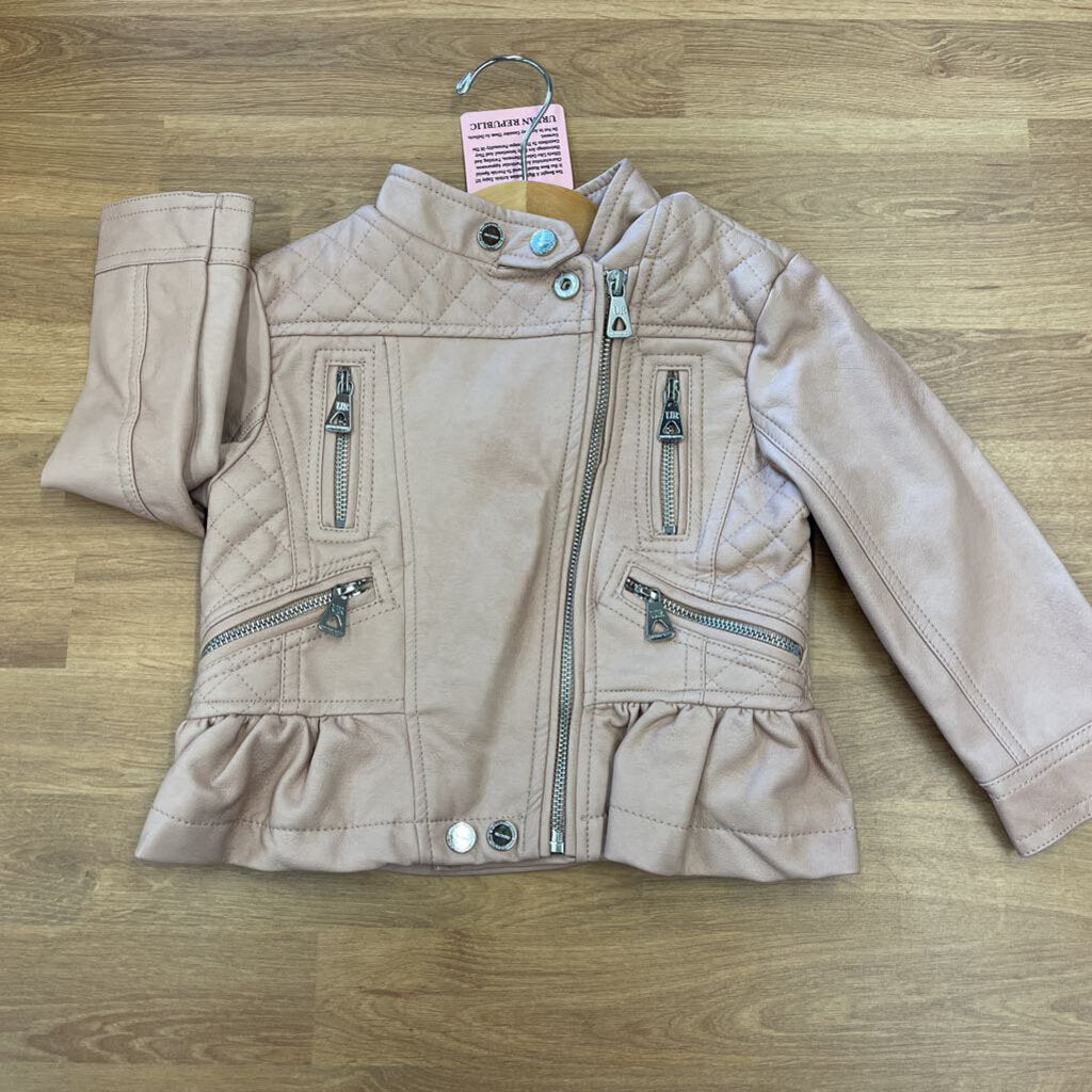 NWT Urban Republic Faux Leather Jacket - 2T