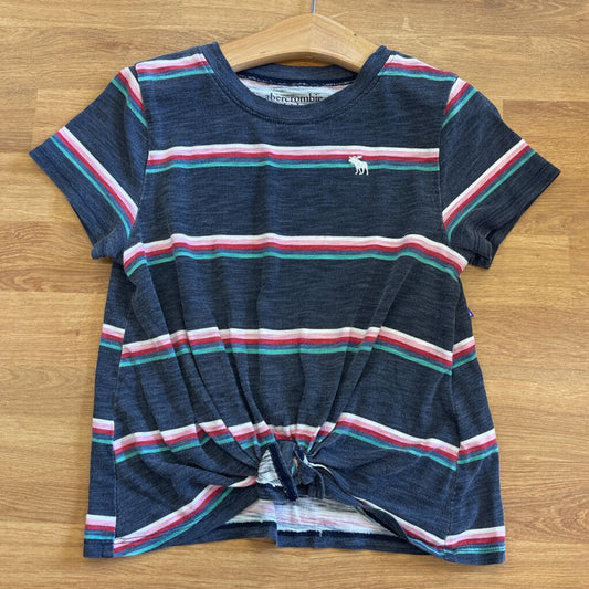 Abercrombie Kids Stripe SS Knot Tee - 5/6