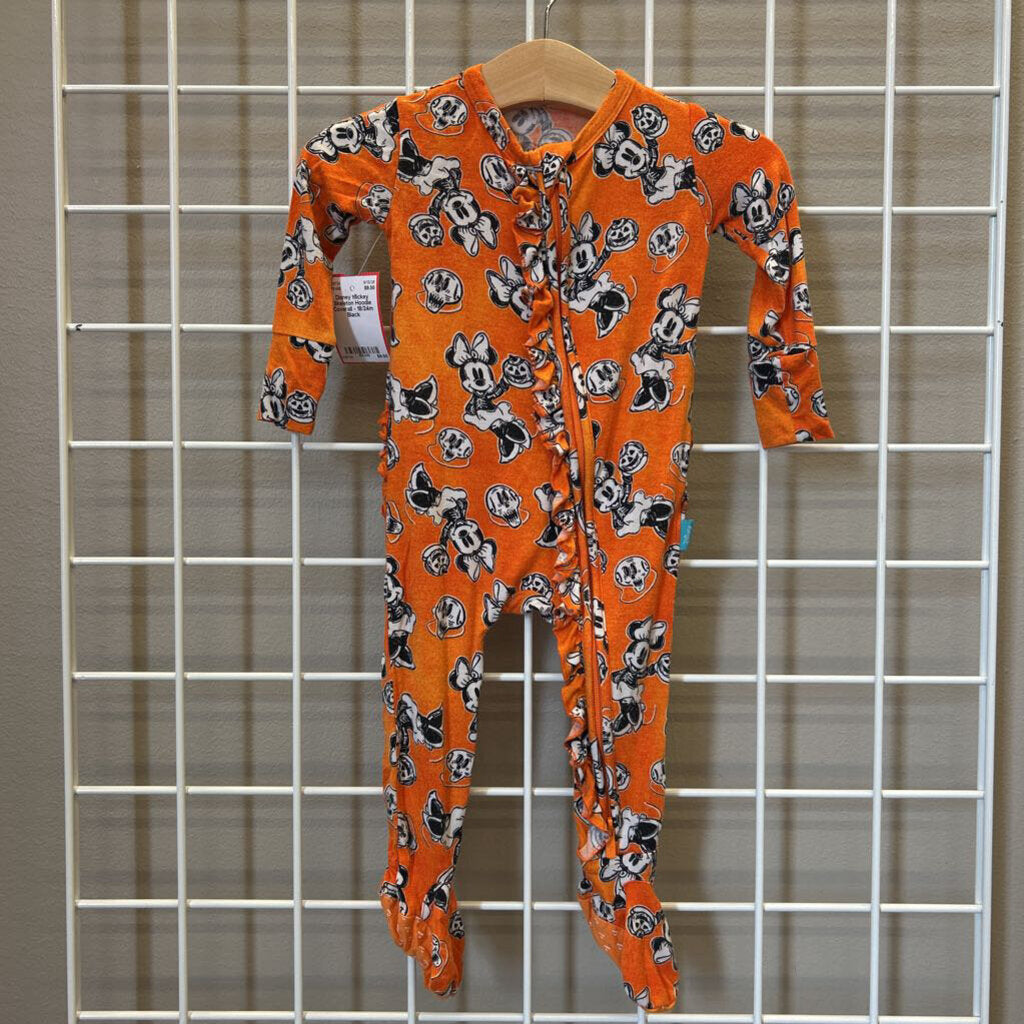 Disney Mickey Skeleton Hoodie Coverall - 18/24m