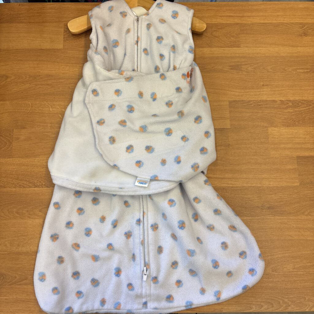 Halo Fleece Swaddle Sleep Sack - Small