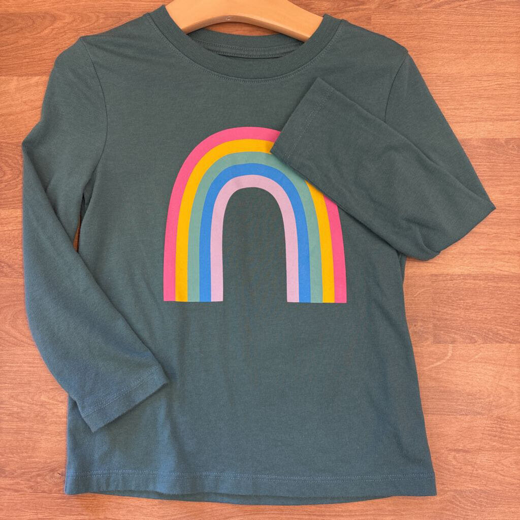 Cat & Jack Rainbow LS Tee - 4T
