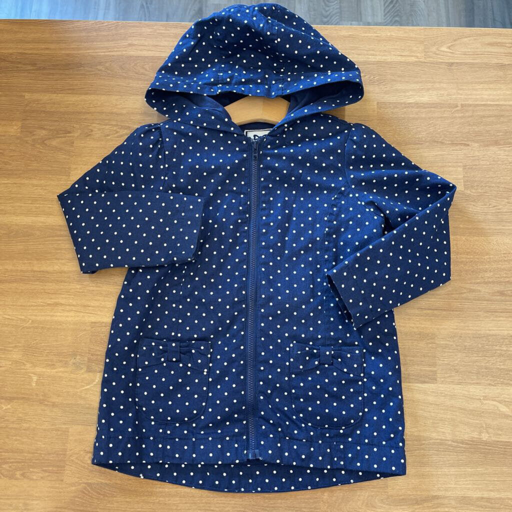 Gymboree Dots Hood Light Zip Jacket 3T