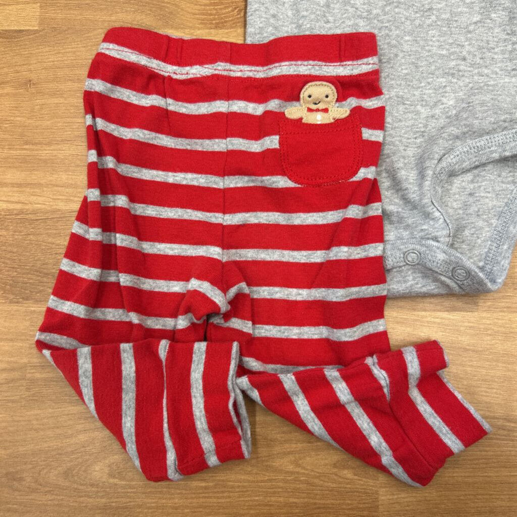 Carter's Santa Cookies Two Pc Set - 9m