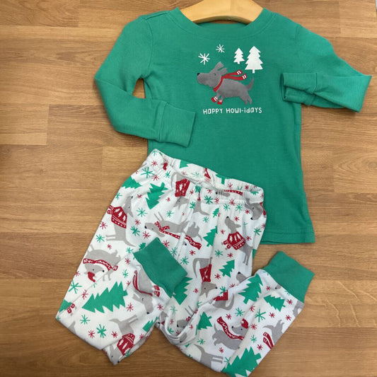 Gymboree Holiday Dog Pjs - 12/18m