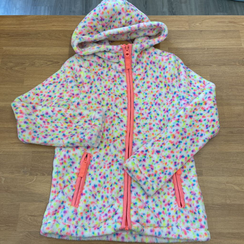 Land's End Fuzzy Zip Hoodie - 6/7