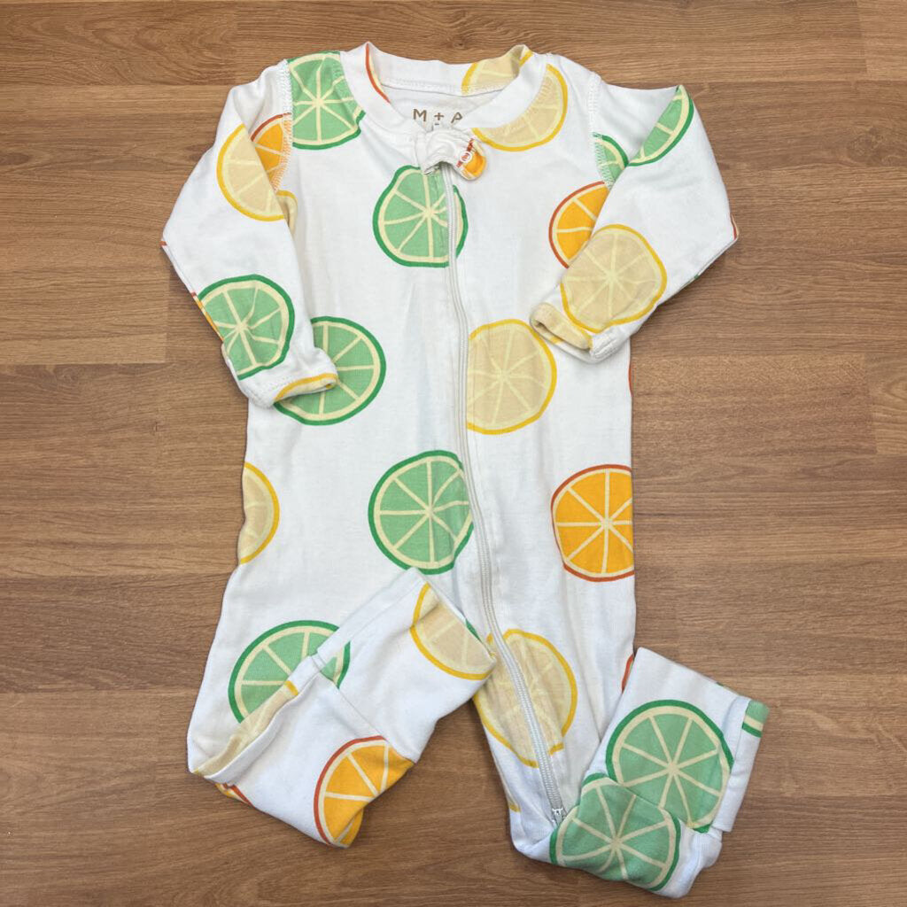Monica & Andy Citrus Zip Sleeper - 6/9m