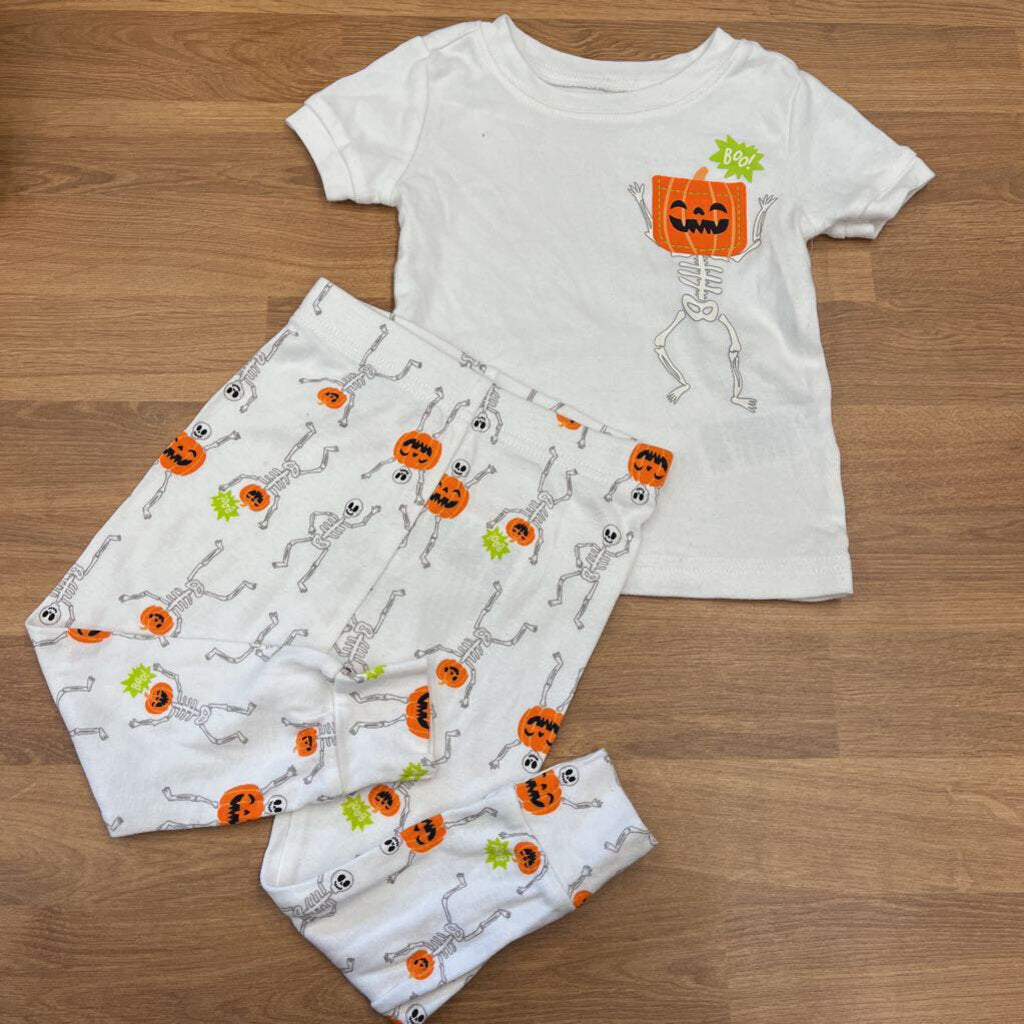 Old Navy Pumpkin Pjs - 18/24m