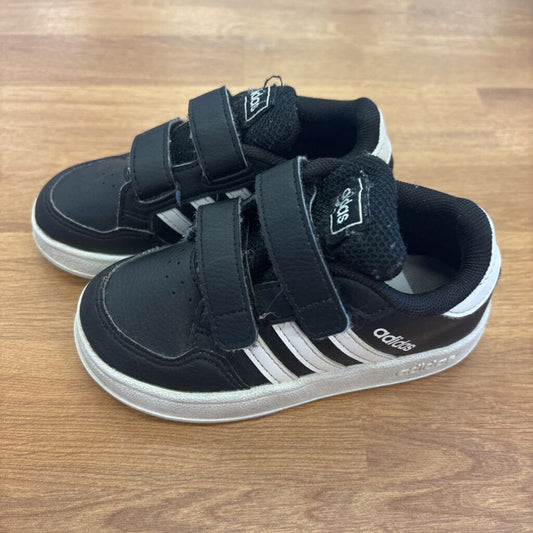 Adidas Black Leather Sneakers - 7