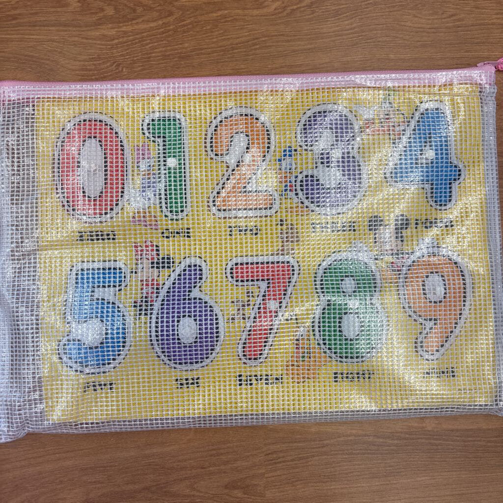 Disney Number Puzzle w/ Bag