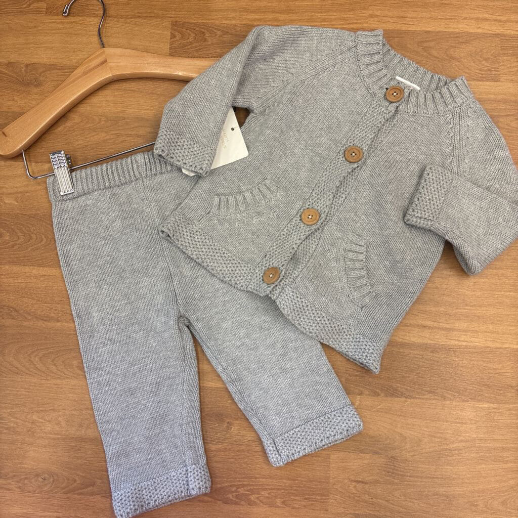 NWT Tots Fifth Avenue Knit Two Pc Set - 12m