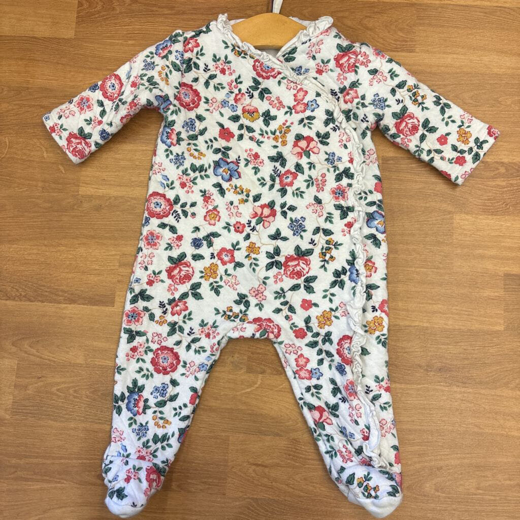 Janie & Jack Quilted Floral Romper - 3/6m