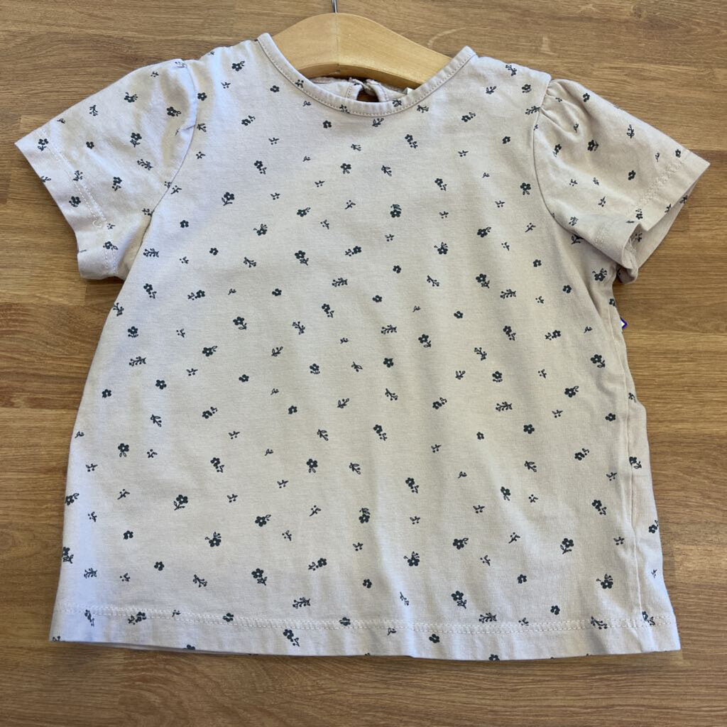 H&M Floral SS Tee - 3T