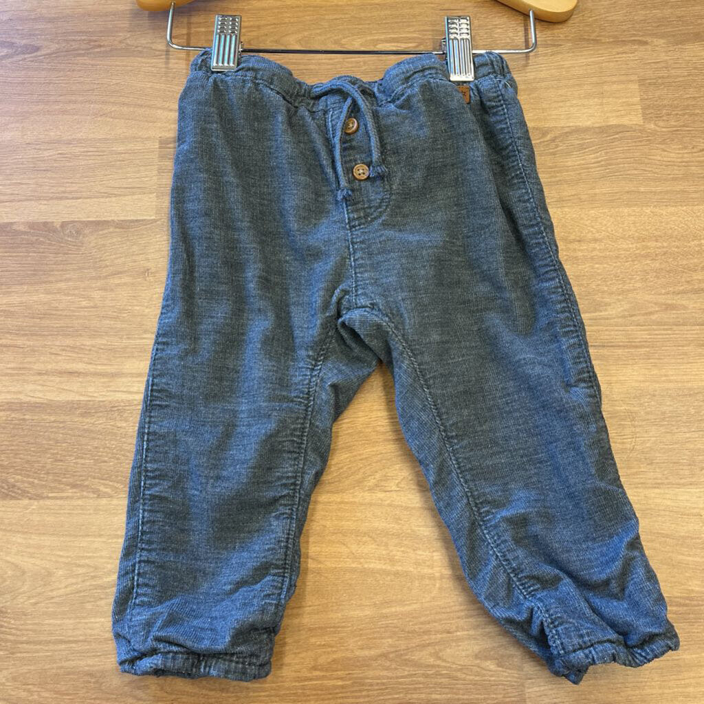 H&M Lined Corduroy Pants - 12m