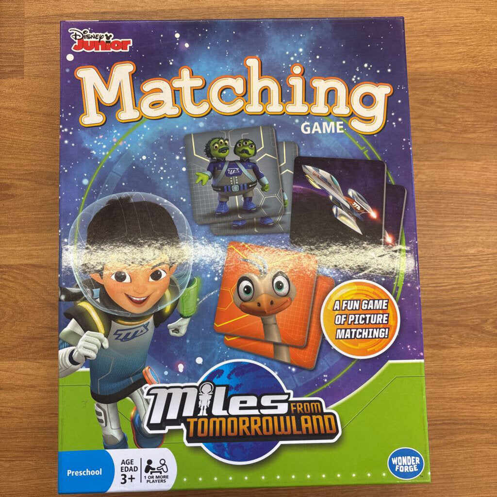 Disney Jr. Miles from Tomorrowland Matching Game